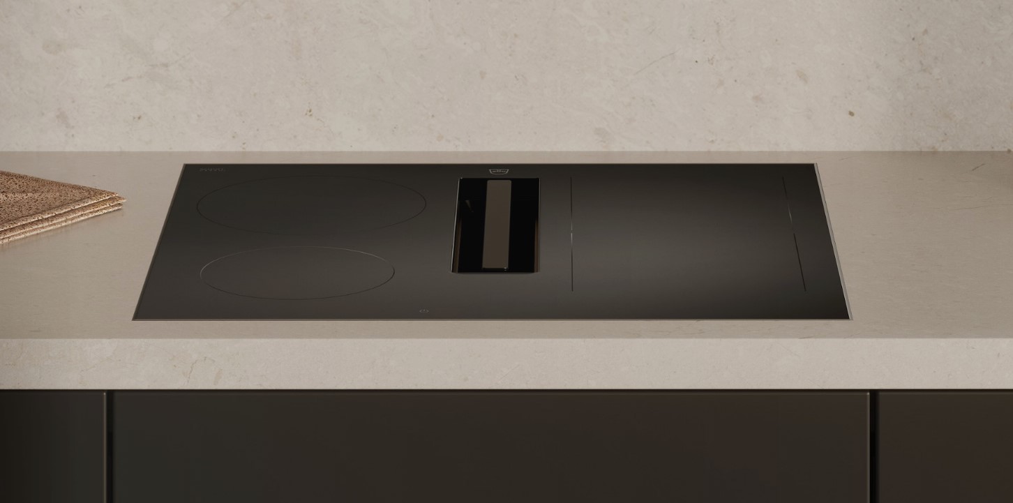 Table aspirante V-ZUG CombiCookTop V2000 I604 BlackDesignMatte
